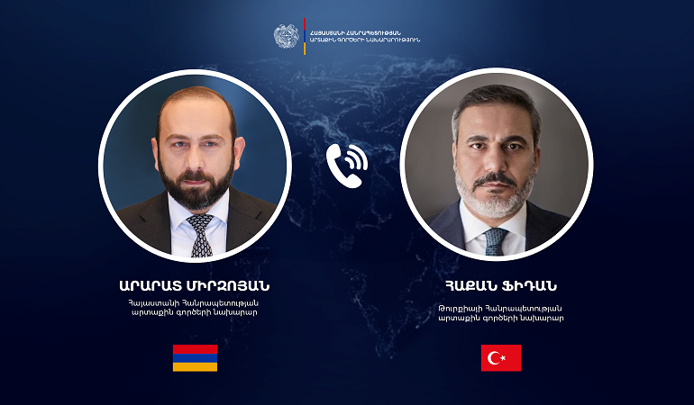 Հայաստանի և Թուրքիայի ԱԳ նախարարների հեռախոսազրույցը