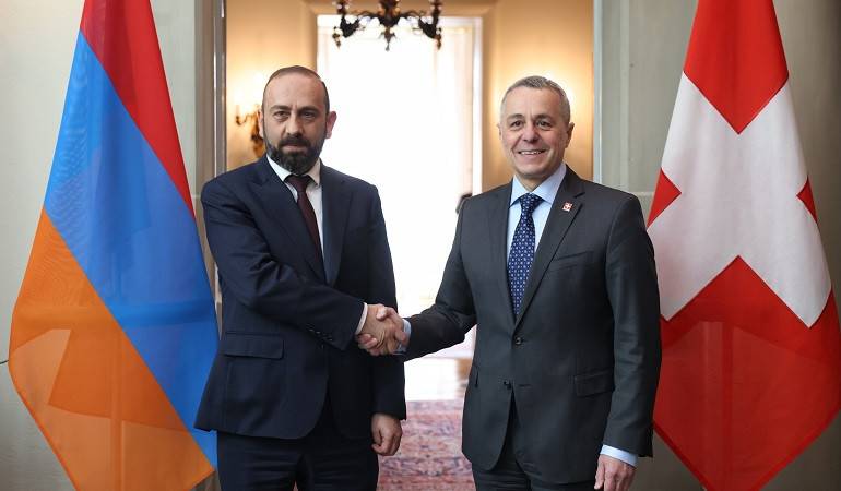 Հայաստանի և Շվեյցարիայի ԱԳ նախարարների հանդիպումը