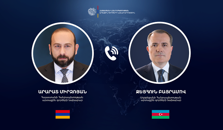 Հայաստանի և Ադրբեջանի ԱԳ նախարարների հեռախոսազրույցը