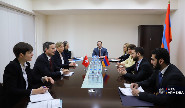 Քաղաքական խորհրդակցություններ Հայաստանի և Շվեյցարիայի արտաքին քաղաքական գերատեսչությունների միջև