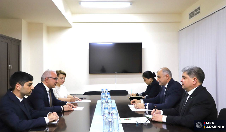 ԱԳ նախարարի տեղակալի հանդիպումը Թուրքմենստանի ԱԳ նախարարի տեղակալի հետ