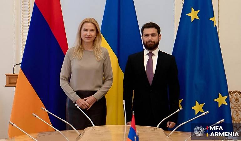 Meeting of the Deputy Foreign Minister of Armenia with the Deputy Chairperson of the Verkhovna Rada of Ukraine