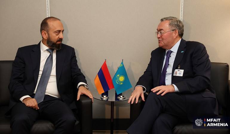 Հայաստանի ԱԳՄԱ նախարարի և Ղազախստանի ԱԳ նախարարի հանդիպումը