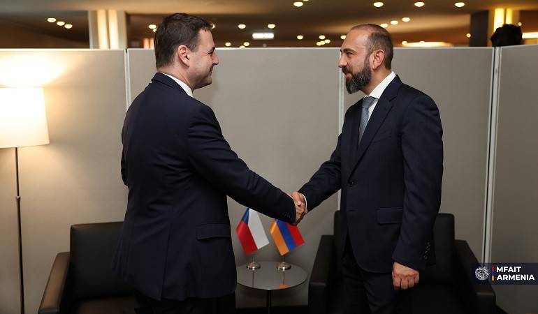 Հայաստանի ԱԳՄԱ նախարարի և Չեխիայի փոխվարչապետի հանդիպումը