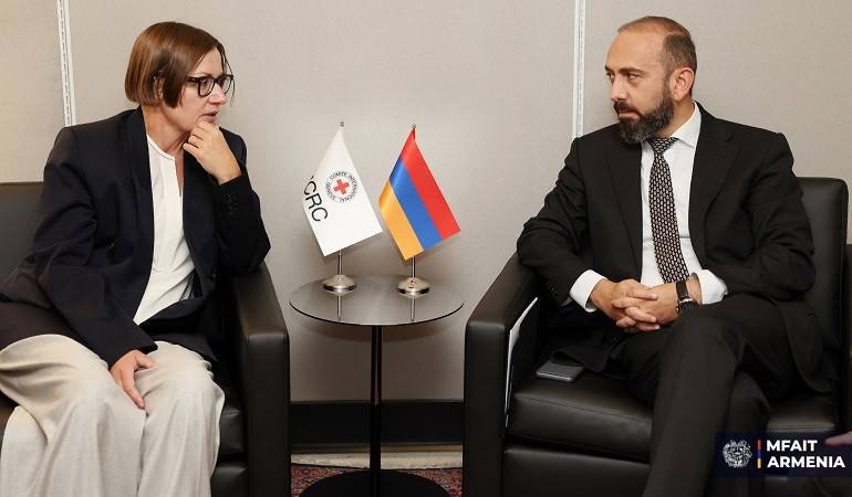Հայաստանի ԱԳՄԱ նախարարի և Կարմիր խաչի միջազգային կոմիտեի նախագահի հանդիպումը