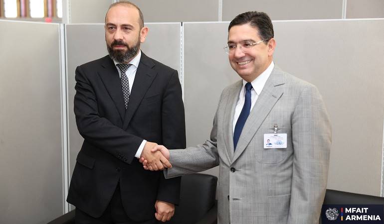 ՀՀ ԱԳՄԱ նախարարի հանդիպումը Մարոկկոյի ԱԳ, աֆրիկյան համագործակցության և արտերկրում մարոկկացիների հարցերով նախարարի հետ