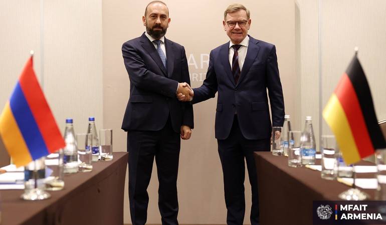 Հայաստանի ԱԳՄԱ նախարարի հանդիպումը Գերմանիայի ԱԳ նախարարի հետ