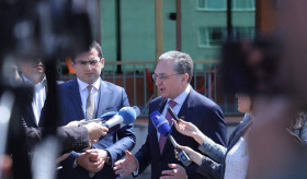Foreign Minister Zohrab Mnatsakanyan’s briefing with journalists  during the visit to the "Engineering City"