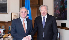 The meeting of Zohrab Mnatsakanyan with Luis Almagro