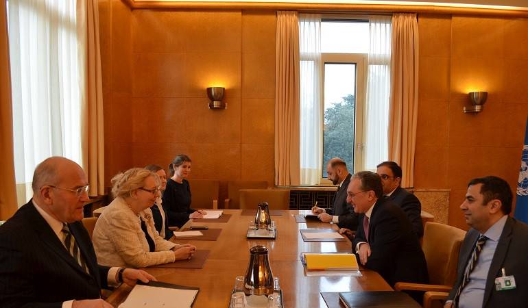 Foreign Minister met with Director-General of the United Nations at Geneva