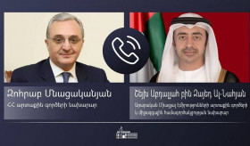Phone conversation of Foreign Minister Zohrab Mnatsakanyan and Sheikh Abdullah Bin Zayed Al Nahyan, Minister of Foreign Affairs and International Cooperation of the United Arab Emirates