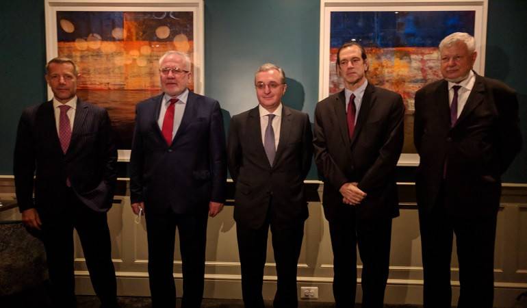 Meeting of Foreign Minister Zohrab Mnatsakanyan with the OSCE Minsk Group Co-Chairs