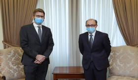 Meeting of the Foreign Minister of Armenia Ara Aivazian with the representatives of the International Committee of the Red Cross