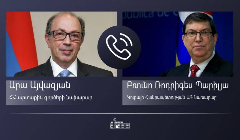 Состоялся телефонный разговор министров иностранных дел Армении и Кубы