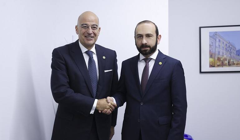 Встреча министра иностранных дел Армении с министром иностранных дел Греции