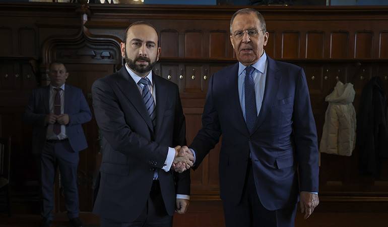 Meeting of the Foreign Minister of Armenia with the Foreign Minister of Russia