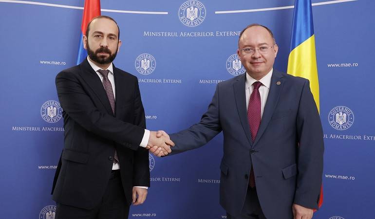 ՀՀ ԱԳ նախարար Արարատ Միրզոյանի մամուլի համար հայտարարությունը Ռումինիայի ԱԳ նախարար Բոգդան Աուրեսկուի հետ հանդիպման ավարտին