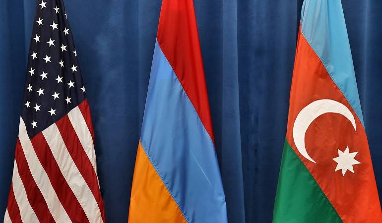The trilateral meeting between Minister of Foreign Affairs of Armenia, National Security Advisor of the US President and Minister of Foreign Affairs of Azerbaijan