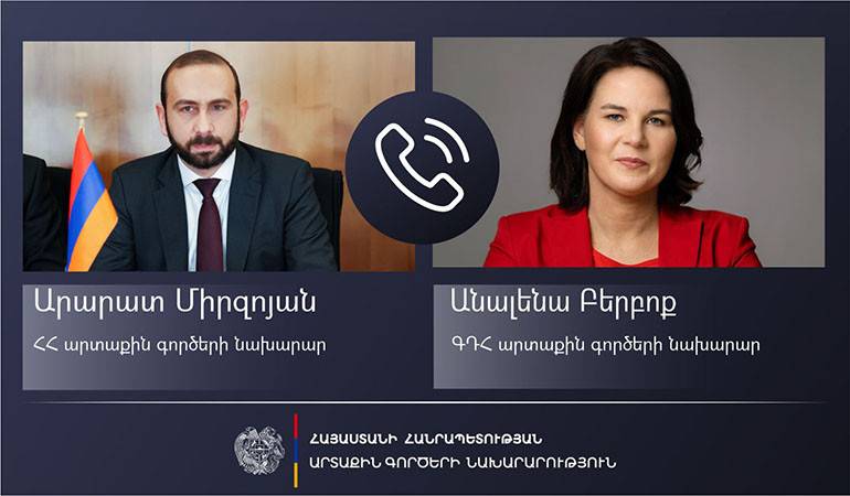 Հայաստանի և Գերմանիայի ԱԳ նախարարների հեռախոսազրույցը