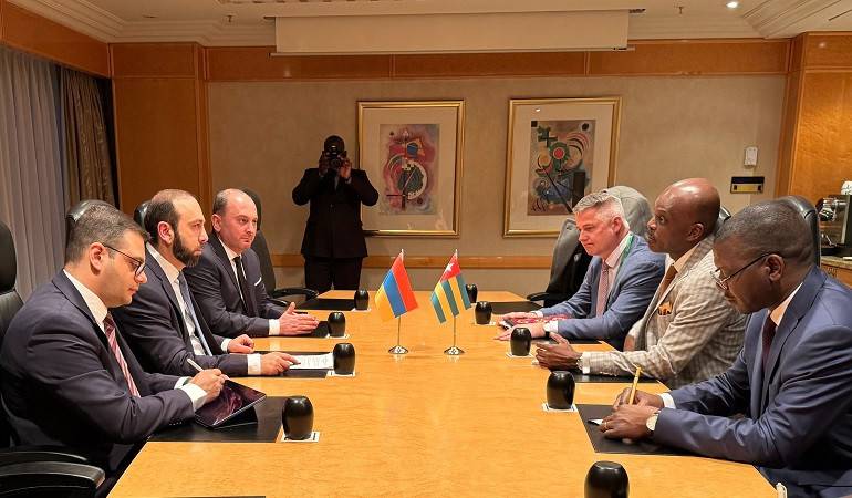 Meeting of Foreign Ministers of Armenia and Togo