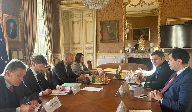 Meeting of the Deputy Foreign Minister of Armenia with the Minister Delegate for European Affairs of France