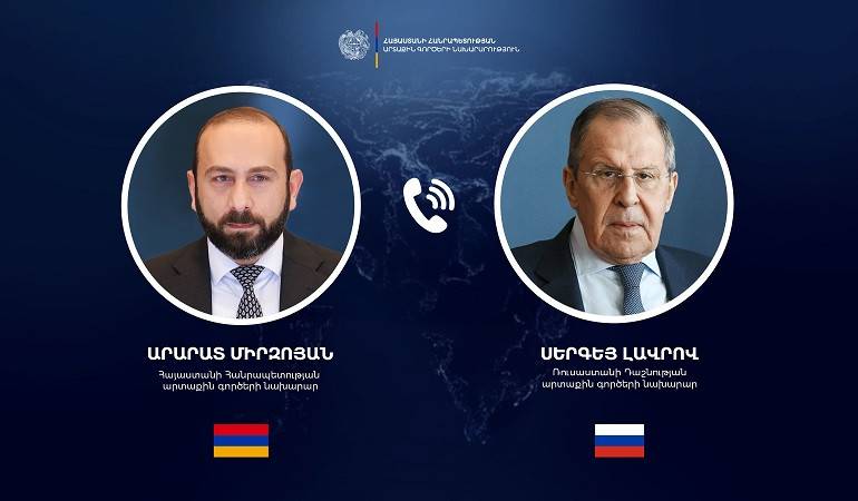 Телефонный разговор министров иностранных дел Армении и России