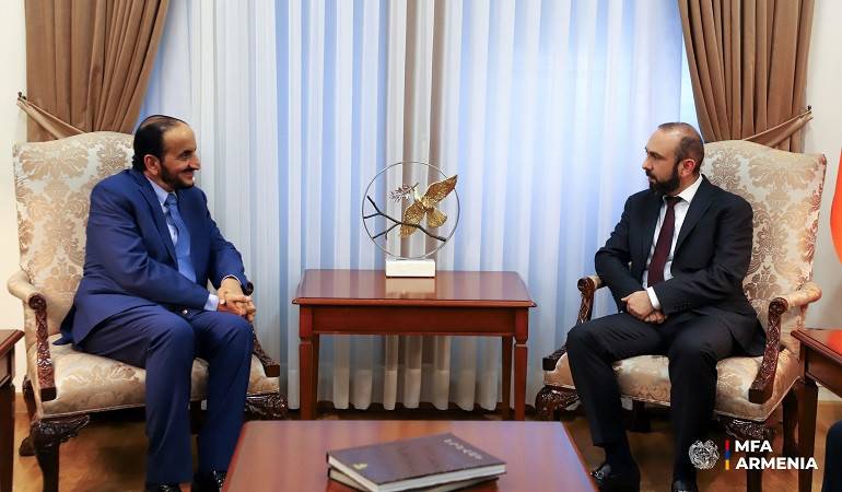 ՀՀ ԱԳ նախարարն ընդունել է Օմանի ԱԳ նախարարի տեղակալին