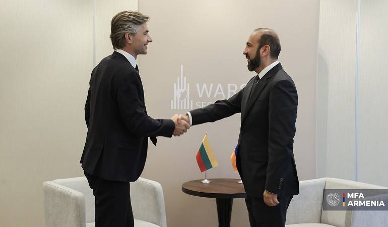 Հայաստանի և Լիտվայի ԱԳ նախարարների հանդիպումը