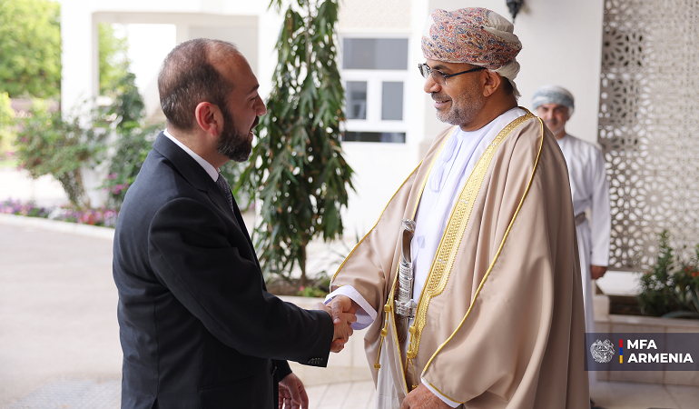 Meeting of the Foreign Minister of Armenia with the Minister of Agriculture, Fisheries and Water Resources of Oman