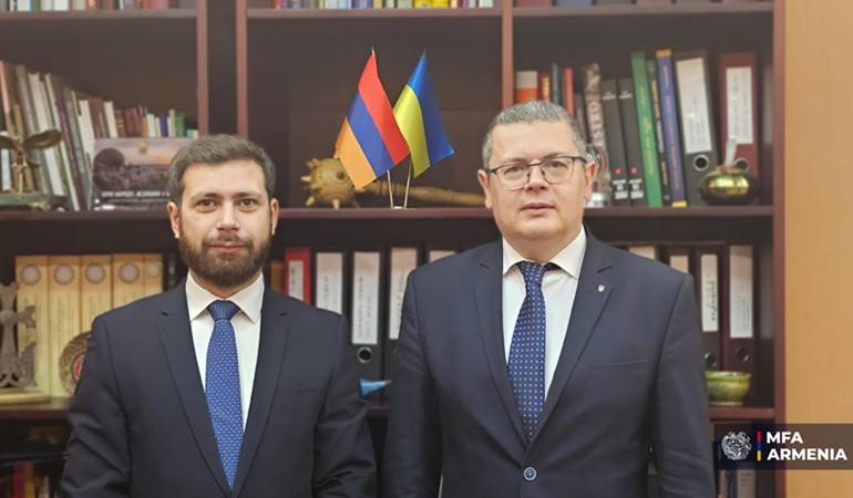 Meeting of the Deputy Minister of Foreign Affairs of Armenia with the Chair of the Committee on Foreign Policy and Interparliamentary Cooperation of the Verkhovna Rada of Ukraine