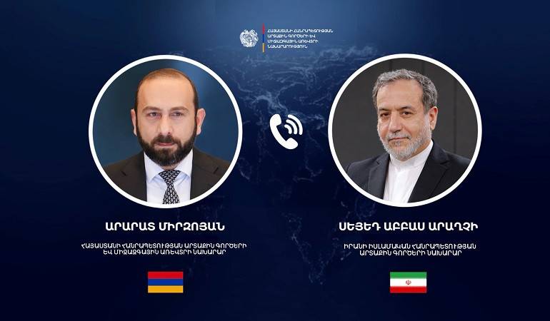 Հայաստանի ԱԳՄԱ նախարարի հեռախոսազրույցը Իրանի ԱԳ նախարարի հետ