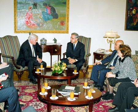 Foreign Minister Vartan Oskanian’s Meeting With German Foreign Minister Frank-Walter Steinmeier 